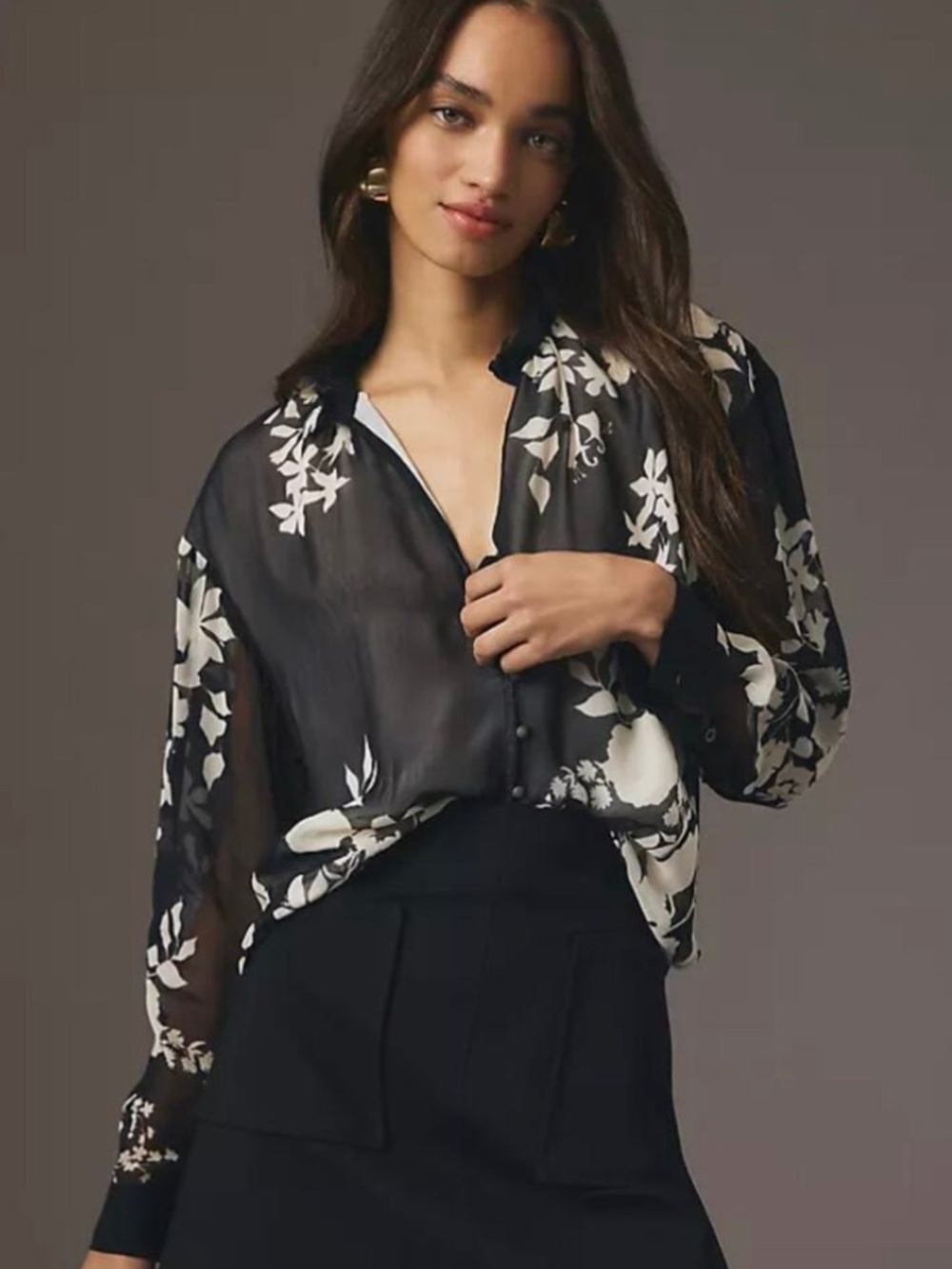 Elegant blouse from Anthropologie